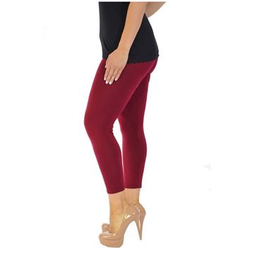 Picture of CURVY GIRLWINE COTTON LEGGING HIGH WAISTED